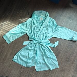 Kate Spade Blue Bridal Robe Happily Ever After Mint Blue Tiffany Blue MEDIUM